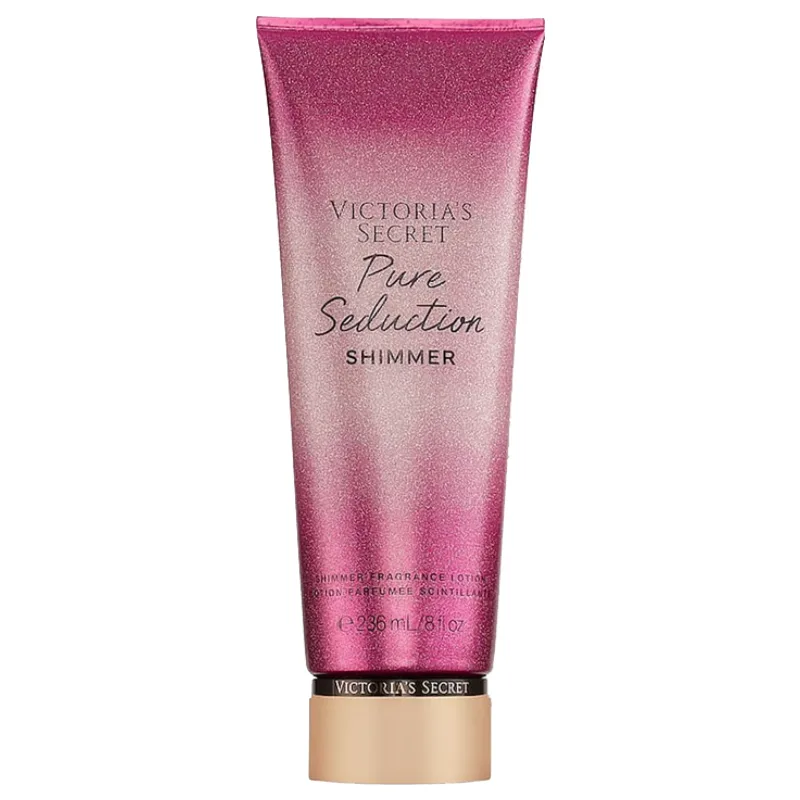 body-lotion-pure-seduction-shimmer-lotion لوسیون بدن پیور سداکشن شیمر اکلیلی ویکتوریا سکرت اورجینال