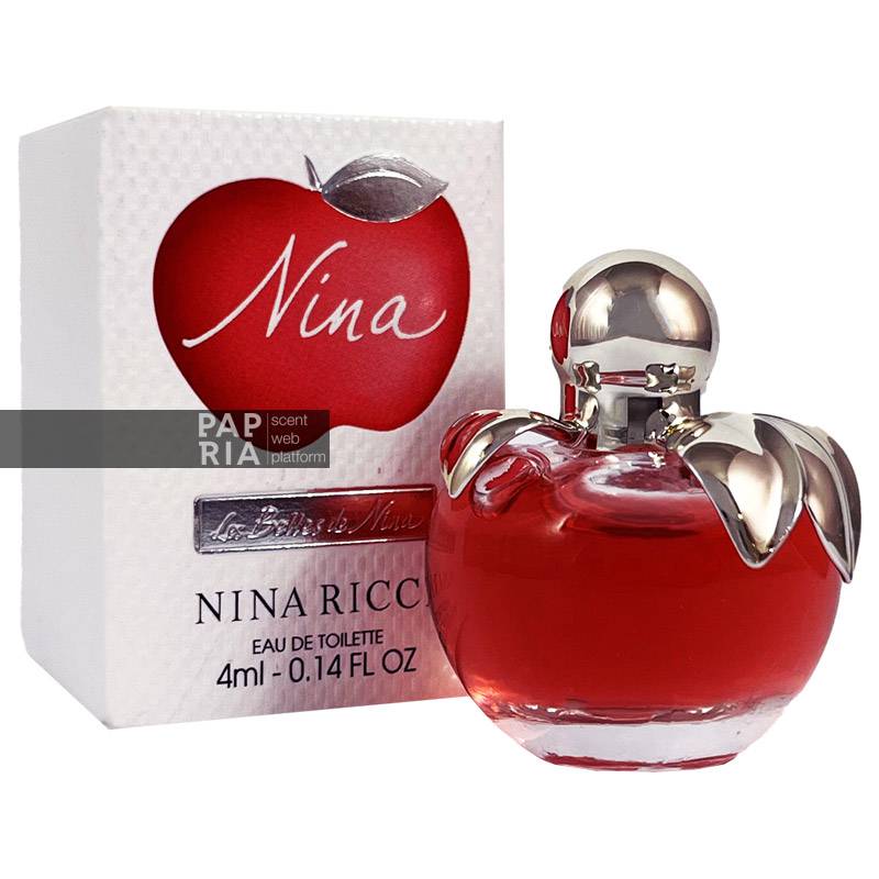 مینیاتوری عطر نینا ریچی نینا ادو تویلت زنانه 4 میلی لیتر | پاپریا