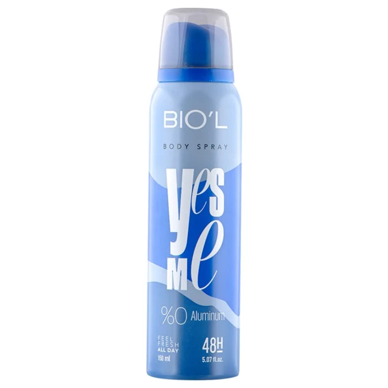 biol-body-spray-yes-me اسپری بدن بیول یس می مردانه 150 میلی لیتر