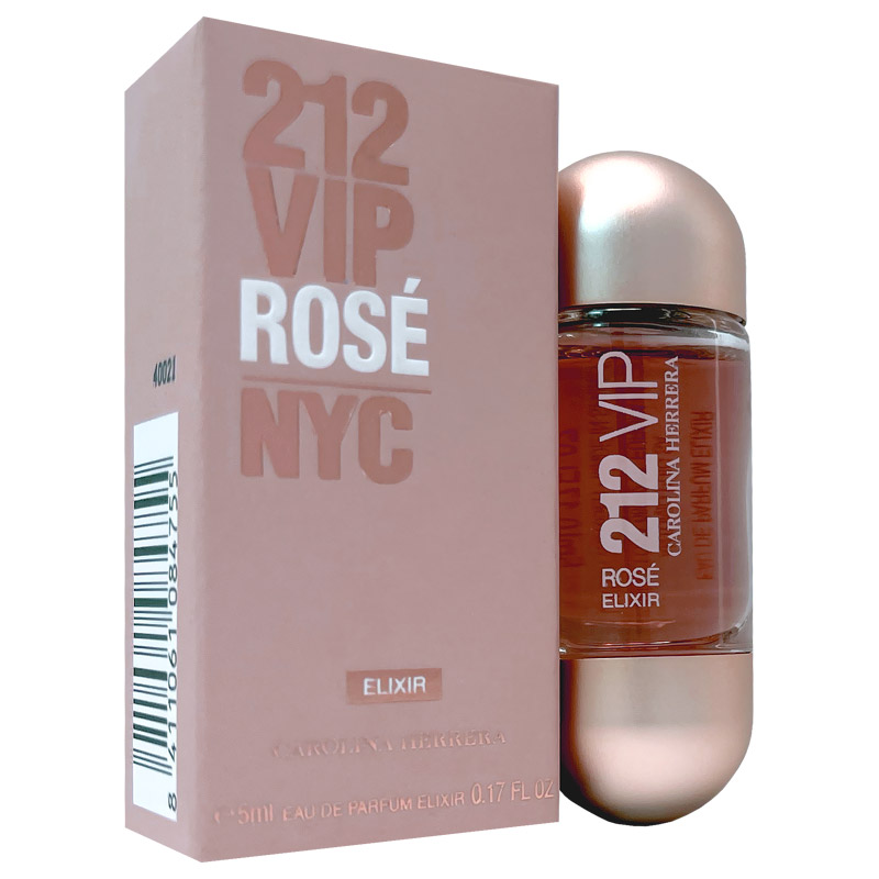 212-vip-rose-elixir-miniature مینیاتوری کارولینا هررا 212 وی آی پی رز ادو پرفیوم الکسیر