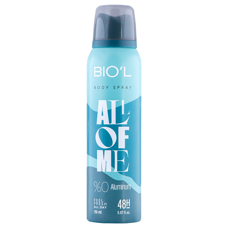biol-body-spray-all-of-me-new اسپری بدن بیول آل آف می مردانه 150 میلی لیتر - تصویر 1
