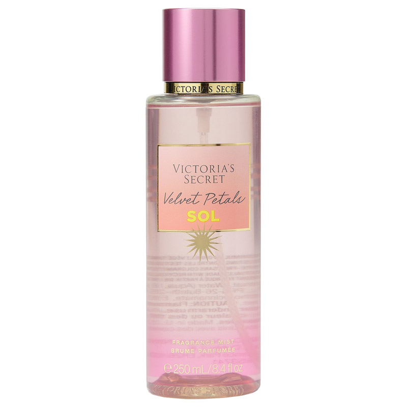 body-splash-velvet-petals-sol-mist بادی اسپلش ولوت پتالز سول ویکتوریا سکرت اصل