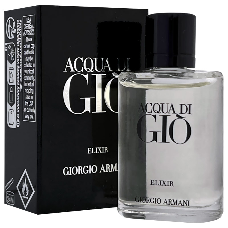 giorgio-armani-acqua-di-gio-elixir-parfum-miniature مینیاتوری آکوا دی جیو جورجیو آرمانی الکسیر پرفیوم مردانه 5 میلی لیتر - تصویر 1