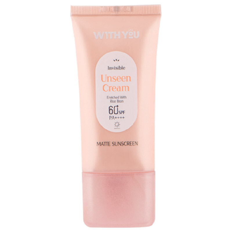 with-you-unseen-cream-invisible کرم ضد آفتاب ویت یو آنسین کرم