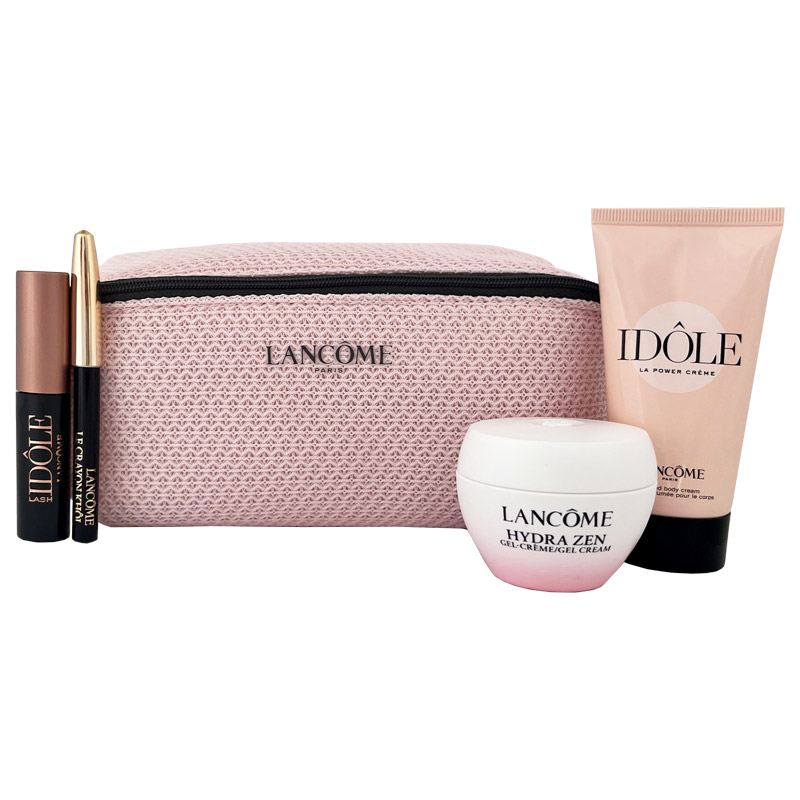 lancome-self-care-and-make-up-sample-pack پک سمپل 4 عددی محصولات آرایشی و مراقبت از پوست لانکوم