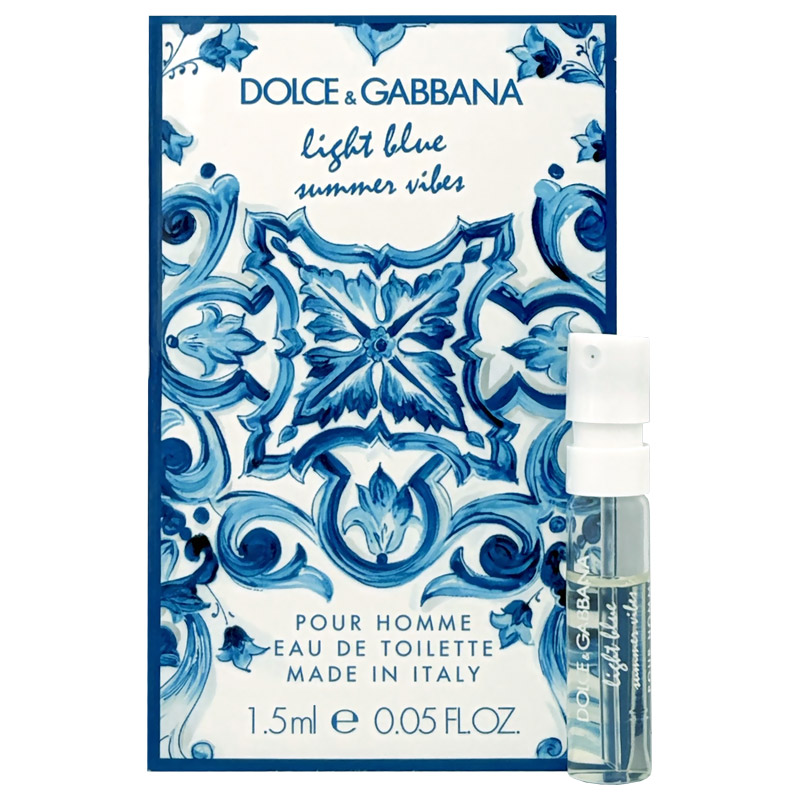dolce-gabbana-light-blue-capri-in-love-pour-homme-sample سمپل دولچه اند گابانا لایت بلو کاپری این لاو ادو پرفیوم مردانه