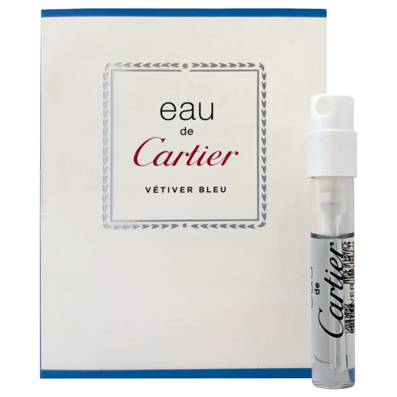 cartier-eau-de-cartier-vetiver-bleu-sample سمپل کارتیر ادو کارتیه وتیور بلو زنانه و مردانه 1.5 میلی لیتر