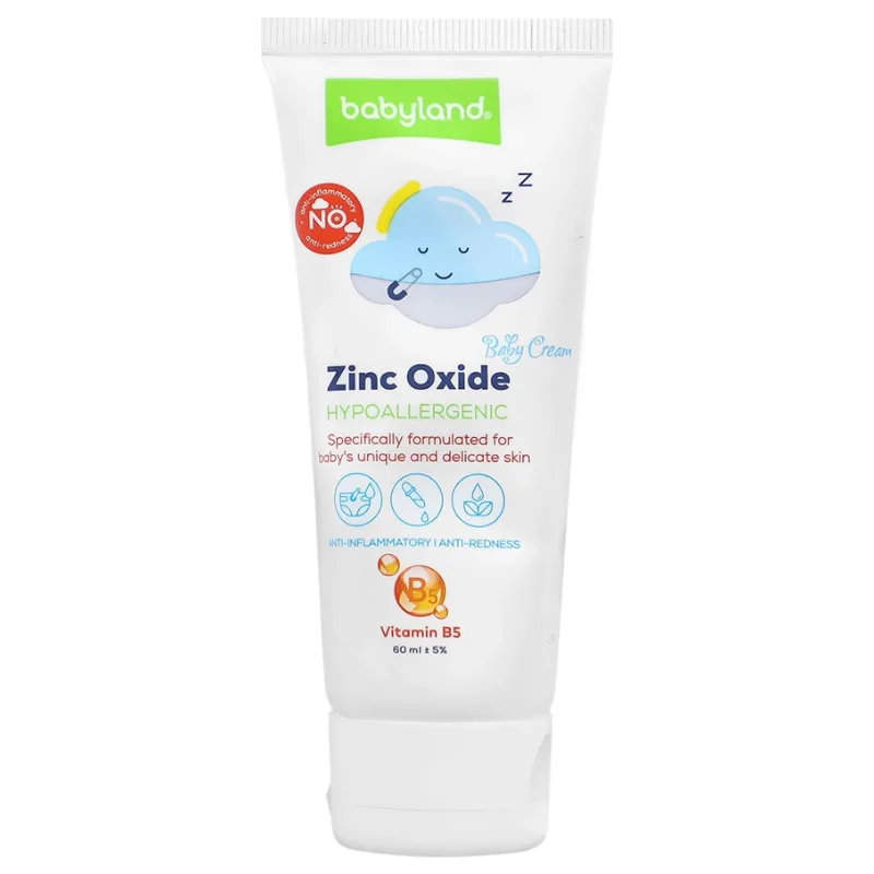 biol-baby-zinc-oxide-cream کرم حاوی زینک اکساید پای کودک بی بی لند 60 میلی لیتر